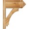 Ekena Millwork Imperial Rough Sawn Arts and Crafts Outlooker, Western Red Cedar, 8"W x 18"D x 22"H OUT08X18X22IMP03RWR - alternate 3